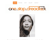 Tablet Screenshot of onestopdreadlock.com